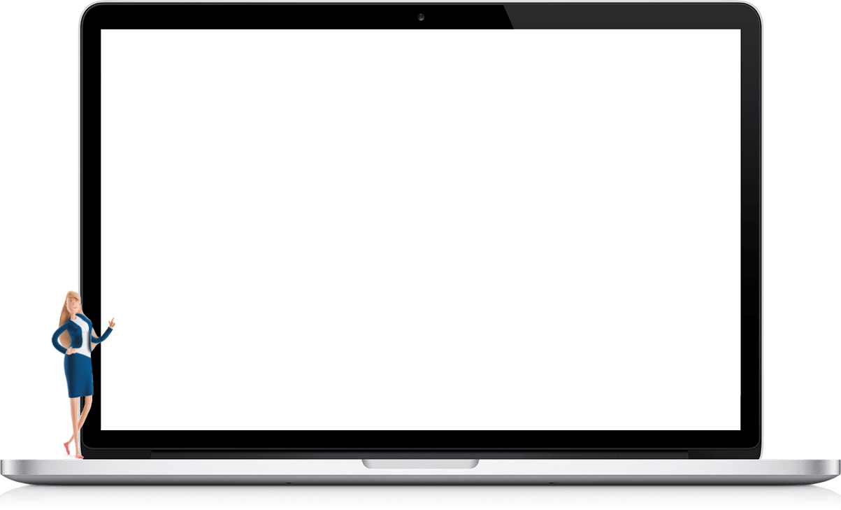 Invoice opened in laptop